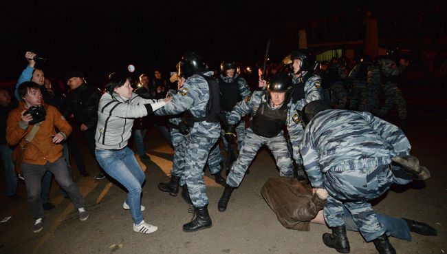 Беспорядки в московском районе Бирюлево