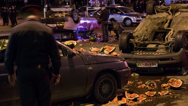 Беспорядки в московском районе Бирюлево