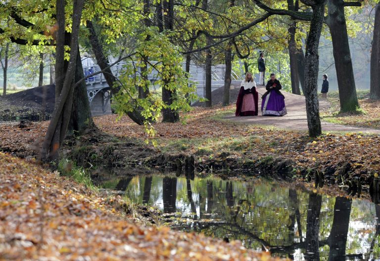 Водный лабиринт в парке Гатчинского дворца Водный лабиринт в парке Гатчинского дворца