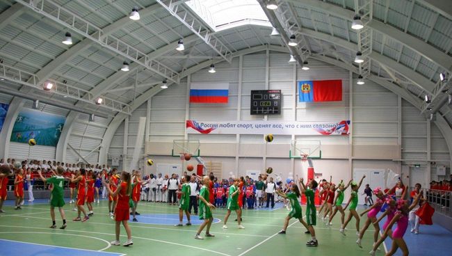 Спорткомплекс в Топкинском районе Кузбасса