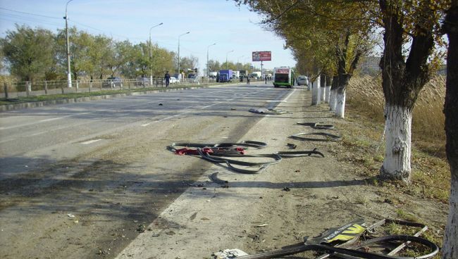 Взрыв пассажирского автобуса в Волгограде. Фото с места события Взрыв пассажирского автобуса в Волгограде. Фото с места события