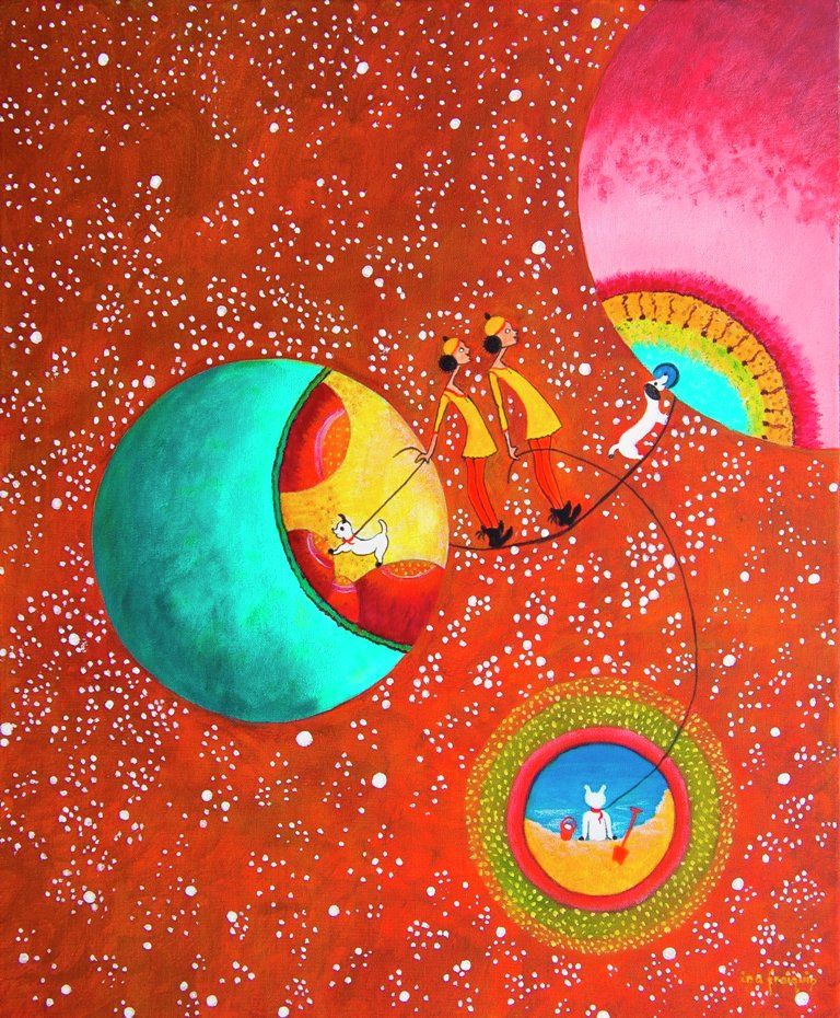 Ина Фреке. В гости к соседям. 2013. 