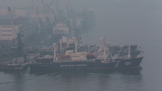 Смог во Владивостоке