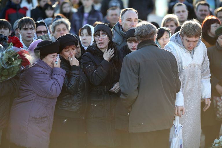 Похороны погибших в теракте в Волгограде