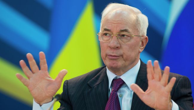 Бывший премьер-министр Украины Николай Азаров. Архивное фото Бывший премьер-министр Украины Николай Азаров. Архивное фото