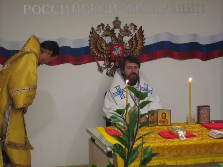 Литургия впервые совершена в консульстве России в южнокорейском Пусане. Фото с места событий Литургия впервые совершена в консульстве России в южнокорейском Пусане. Фото с места событий