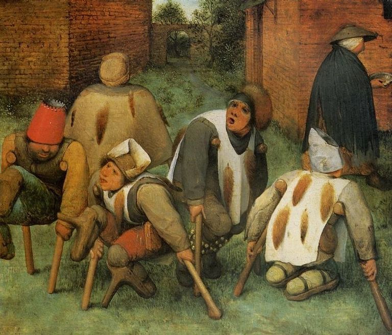 Питер Брейгель Старший. Калеки. 1568 год Питер Брейгель Старший. Калеки. 1568 год