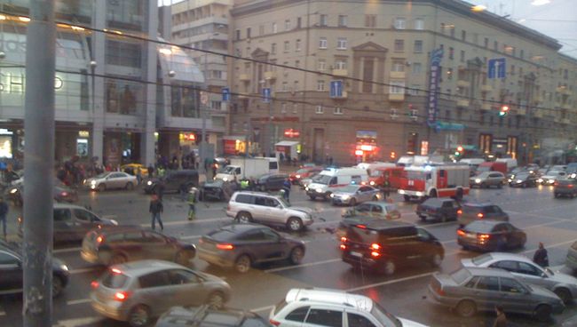 ДТП в центре Москвы