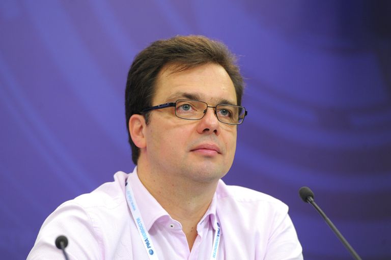 Заместитель главного редактора РИА Новости Валерий Левченко на московском хакатоне Заместитель главного редактора РИА Новости Валерий Левченко на московском хакатоне