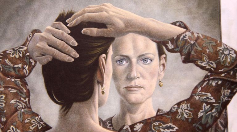 Кик Зейлер. Перед зеркалом, 1993 Кик Зейлер. Перед зеркалом, 1993
