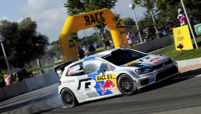 Пилот WRC Volkswagen Polo R Себастьян Ожье, архивное фото Пилот WRC Volkswagen Polo R Себастьян Ожье, архивное фото