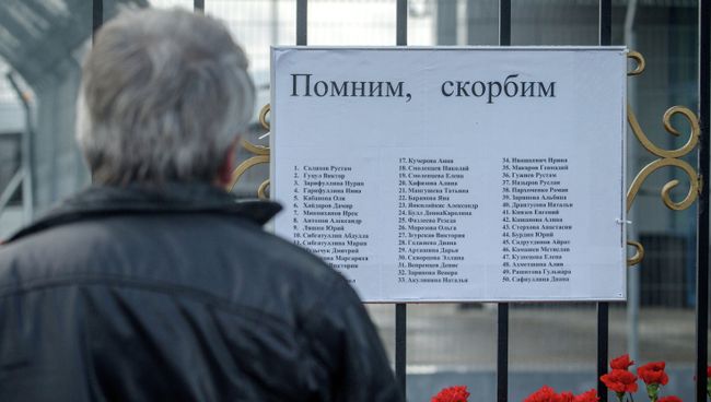 Жители Казани несут цветы в память о погибших в авиакатастрофе самолета Boeing 737. Архивное фото Жители Казани несут цветы в память о погибших в авиакатастрофе самолета Boeing 737. Архивное фото