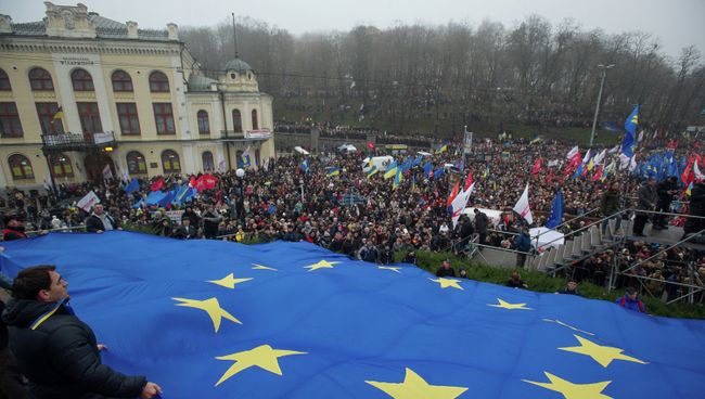 Митинг За европейскую Украину в Киеве Митинг За европейскую Украину в Киеве