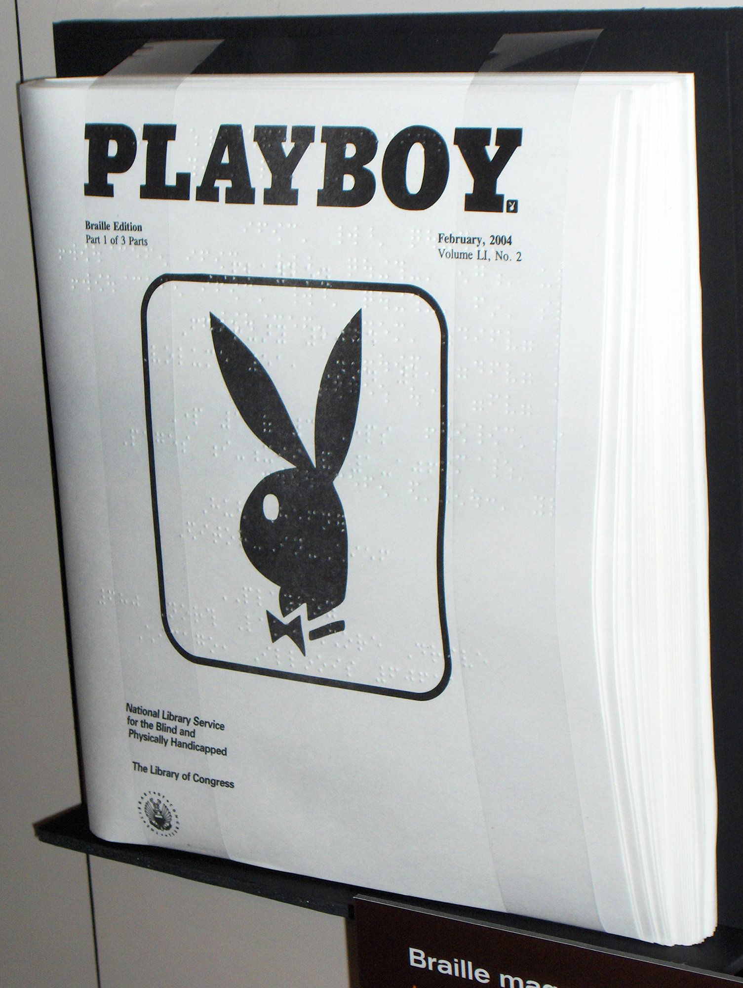 Номер жунала Playboy с азбукой Брайля, приналежавший певцу Рэю Чарльзу - РИА Новости, 1920, 10.02.2025