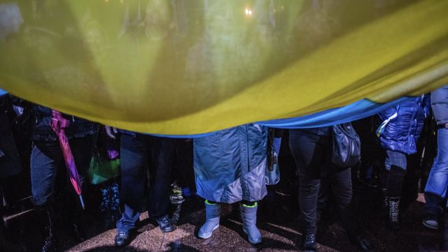 Митинг  жителей Украины. Архивное фото