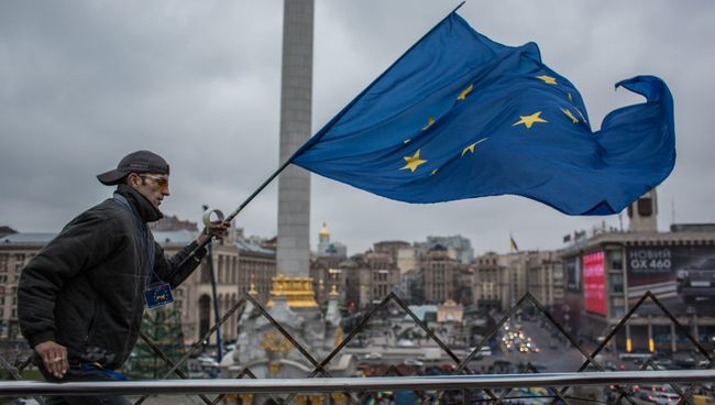 Акция в поддержку евроинтеграции Украины на площади Независимости в Киеве Акция в поддержку евроинтеграции Украины на площади Независимости в Киеве