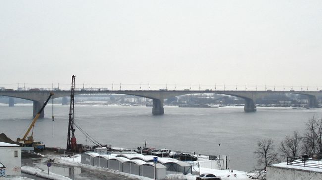 Октябрьский мост в городе Ярославль