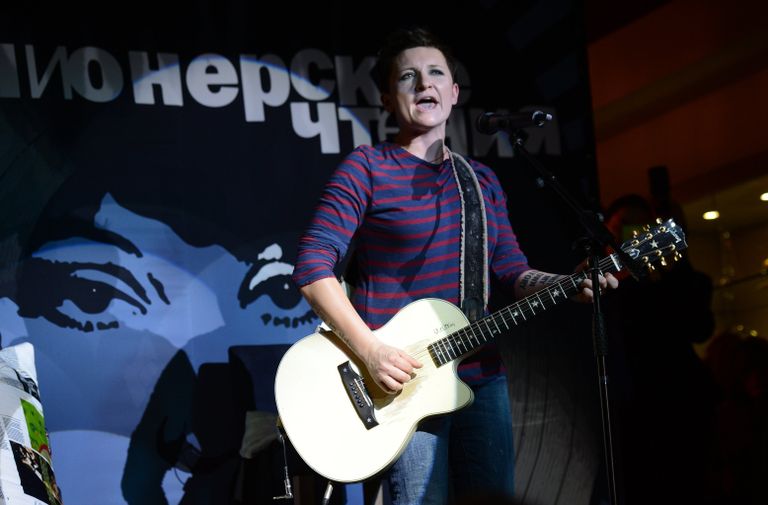 Лидер группы Ночные снайперы Диана Арбенина на пионерских чтениях журнала Русский пионер Лидер группы Ночные снайперы Диана Арбенина на пионерских чтениях журнала Русский пионер