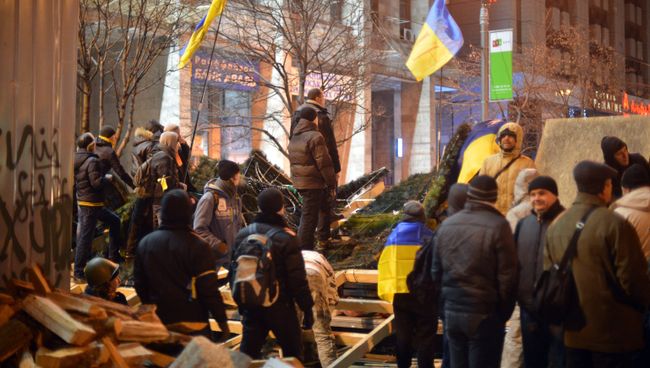 Акции сторонников евроинтеграции Украины в Киеве