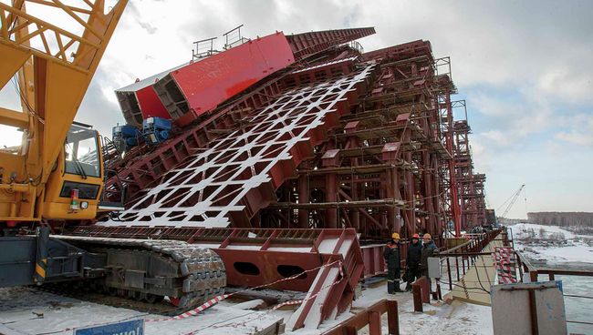 Строительство третьего моста в Новосибирске Строительство третьего моста в Новосибирске