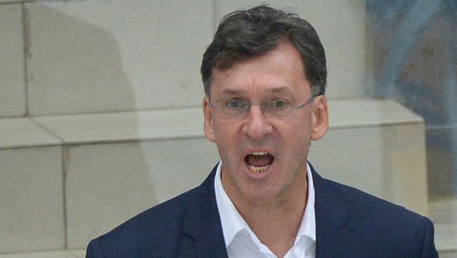 Главный тренер хоккейного клуба Атлант Сергей Светлов. Архивное фото Главный тренер хоккейного клуба Атлант Сергей Светлов. Архивное фото
