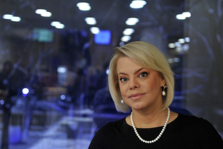 Телеведущая, актриса Яна Поплавская на церемонии награждения лауреатов премии Новая Интеллигенция