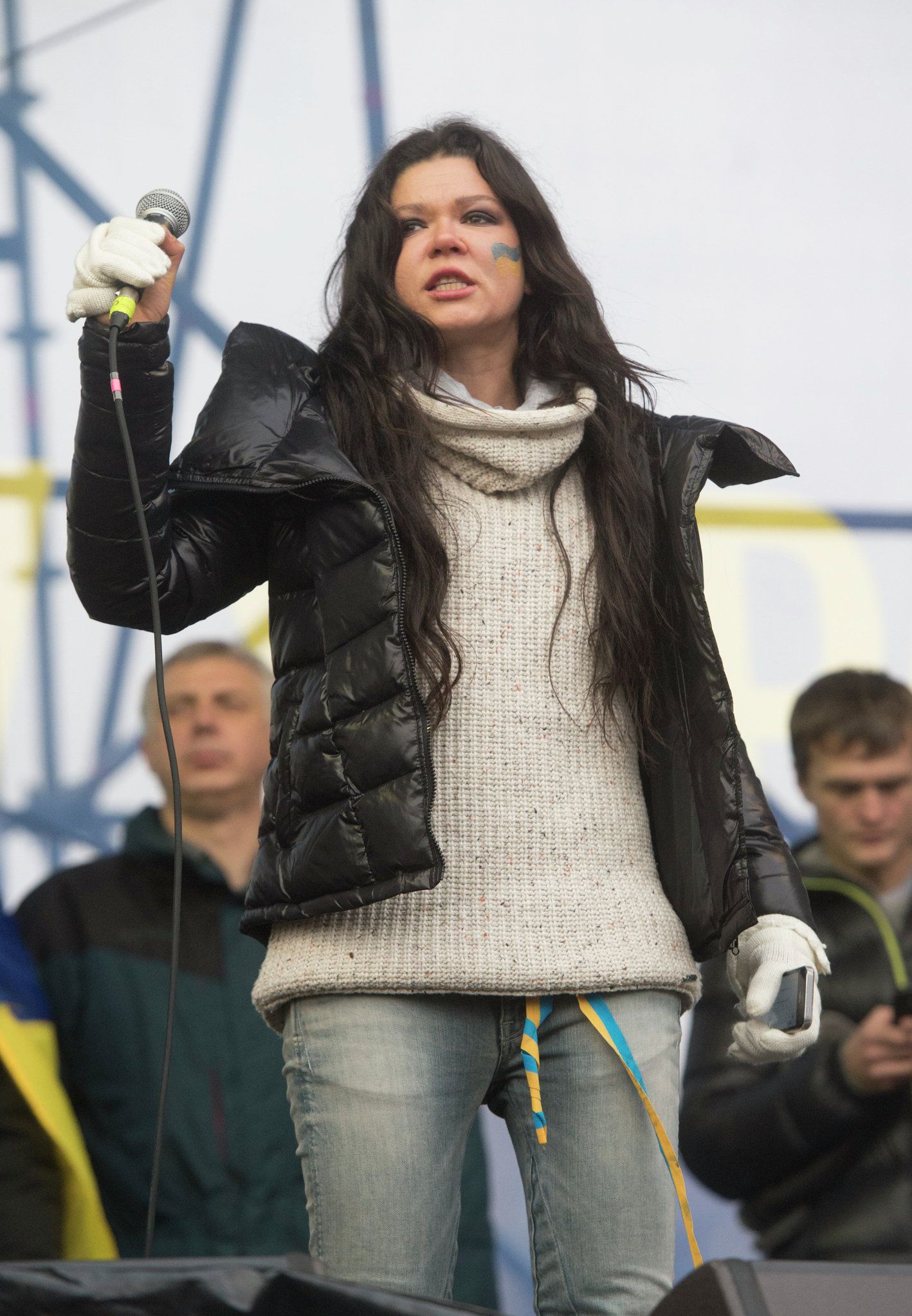 Певица Руслана на митинге сторонников евроинтеграции Украины Певица Руслана на митинге сторонников евроинтеграции Украины - РИА Новости, 1920, 12.03.2021