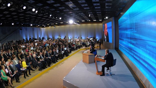 Большая пресс-конференция Владимира Путина