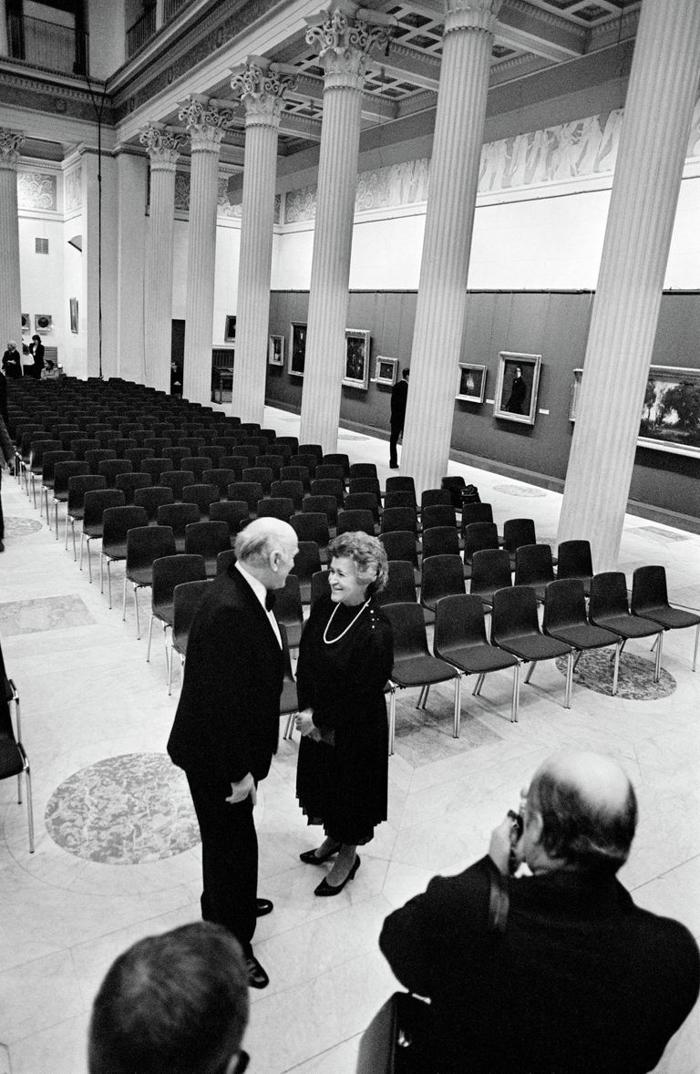 Ирина Антонова и Святослав Рихтер, 1985 год Ирина Антонова и Святослав Рихтер, 1985 год