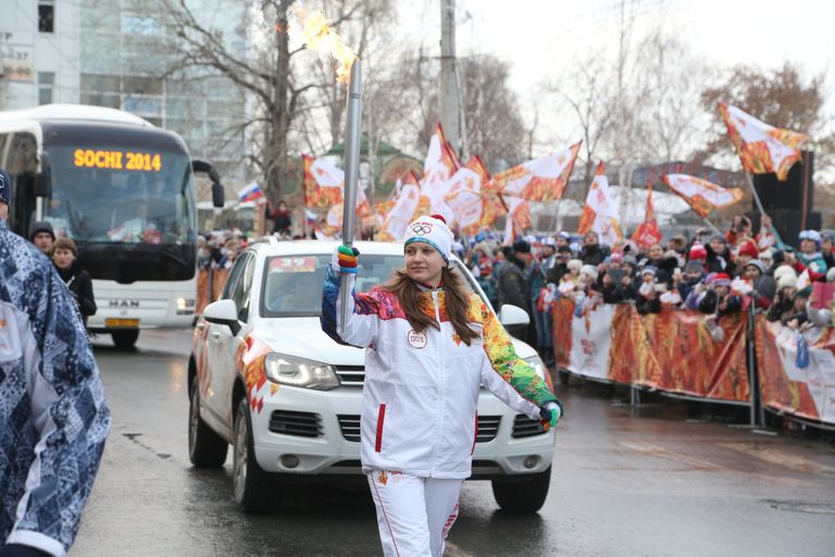Эстафета олимпийского огня в Самаре Эстафета олимпийского огня в Самаре