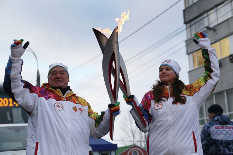 Эстафета олимпийского огня в Самаре Эстафета олимпийского огня в Самаре
