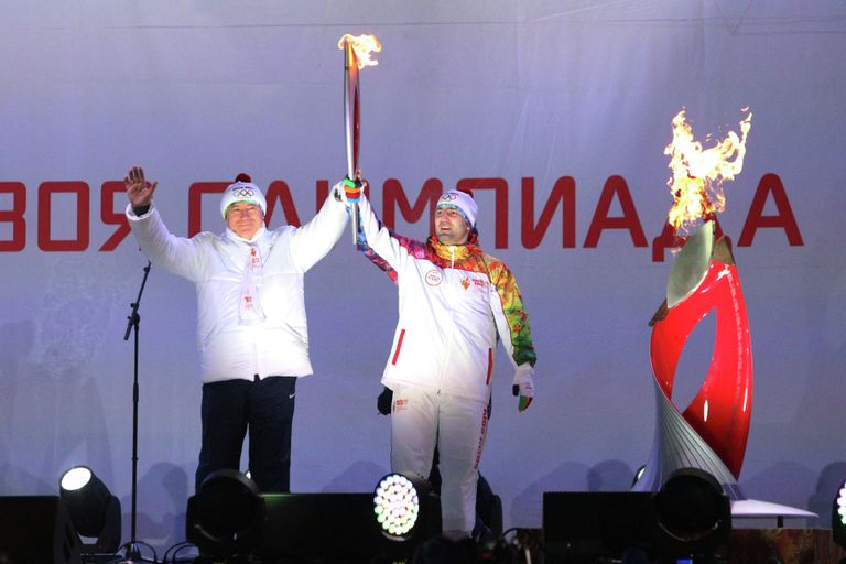 Эстафета олимпийского огня в Самаре Эстафета олимпийского огня в Самаре