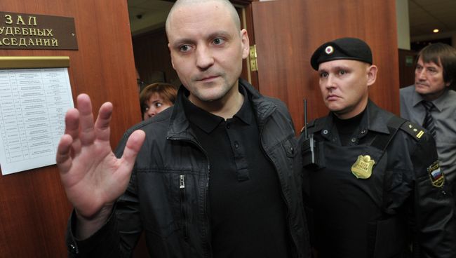 Координатор Левого Фронта Сергей Удальцов в здании Мосгорсуда. Архивное фото Координатор Левого Фронта Сергей Удальцов в здании Мосгорсуда. Архивное фото