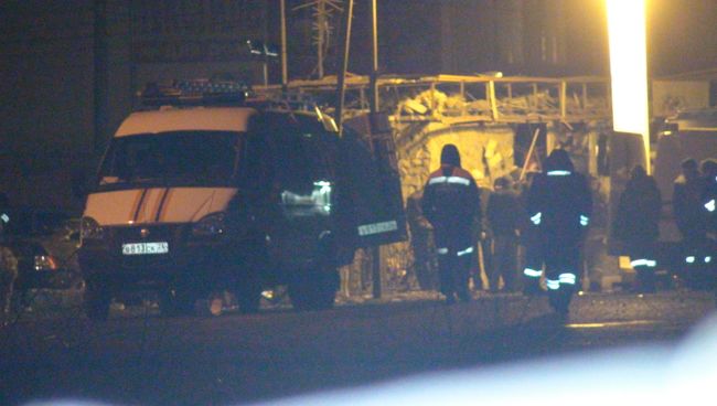 На месте взрыва в Пятигорске