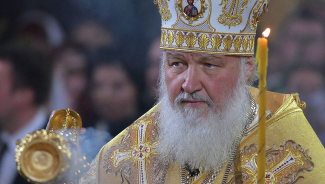 Рождественское богослужение в храме Христа Спасителя.