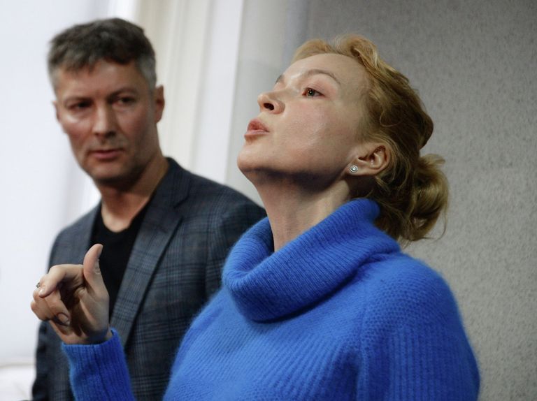 Бывший шеф-редактор информагентства Ура.ру Аксана Панова, обвиняемая в вымогательстве, во время оглашения приговора в Ленинском суде Екатеринбурга.