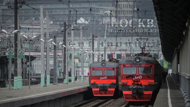 Белорусский вокзал в Москве. Архивное фото