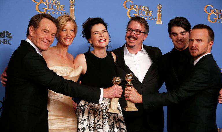 Актерский состав Breaking Bad на премии Золотой глобус
