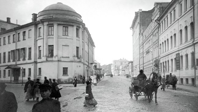 Поварская улица. Экспонат выставки Москва Готье-Дюфайе в Музее Москвы Поварская улица. Экспонат выставки Москва Готье-Дюфайе в Музее Москвы