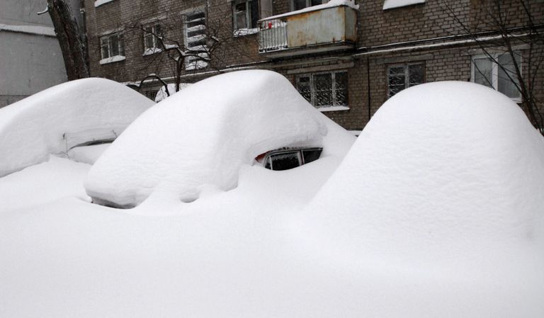 Последствия снегопада в Самаре