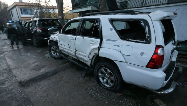 На месте взрыва в Кабуле