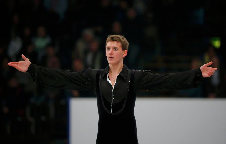 Максим Ковтун на чемпионате Европы по фигурному катанию. Фото с места события