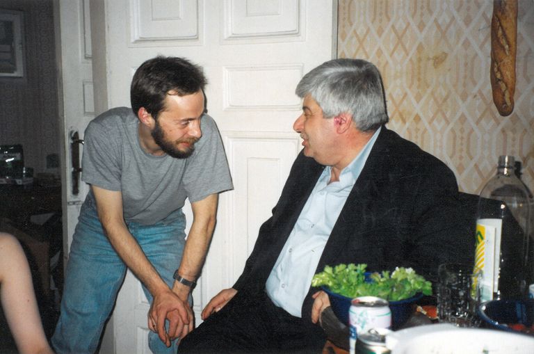 Журналист Михаил Соколов и мэр Москвы в 1991-1992 годах Гавриил Попов. 1992 год. Журналист Михаил Соколов и мэр Москвы в 1991-1992 годах Гавриил Попов. 1992 год.