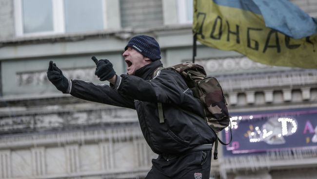 Во время беспорядков в Киеве Во время беспорядков в Киеве