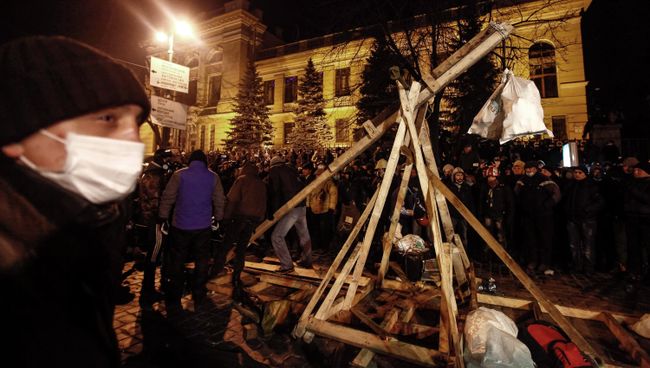 Беспорядки в Киеве