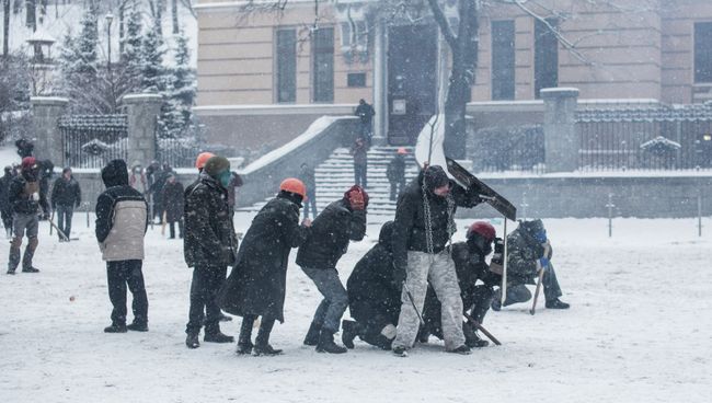 Ситуация в Киеве, фото с места событий