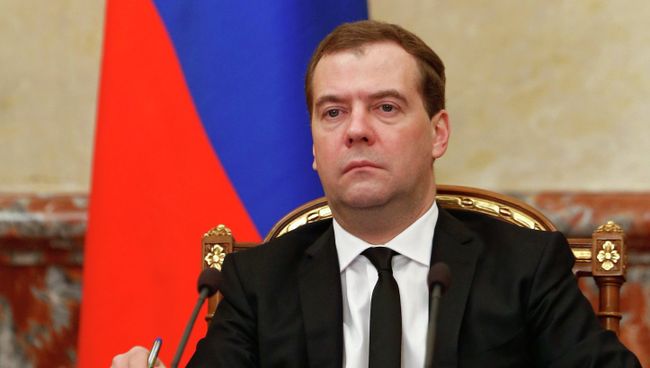 Председатель правительства России Дмитрий Медведев. Архивное фото