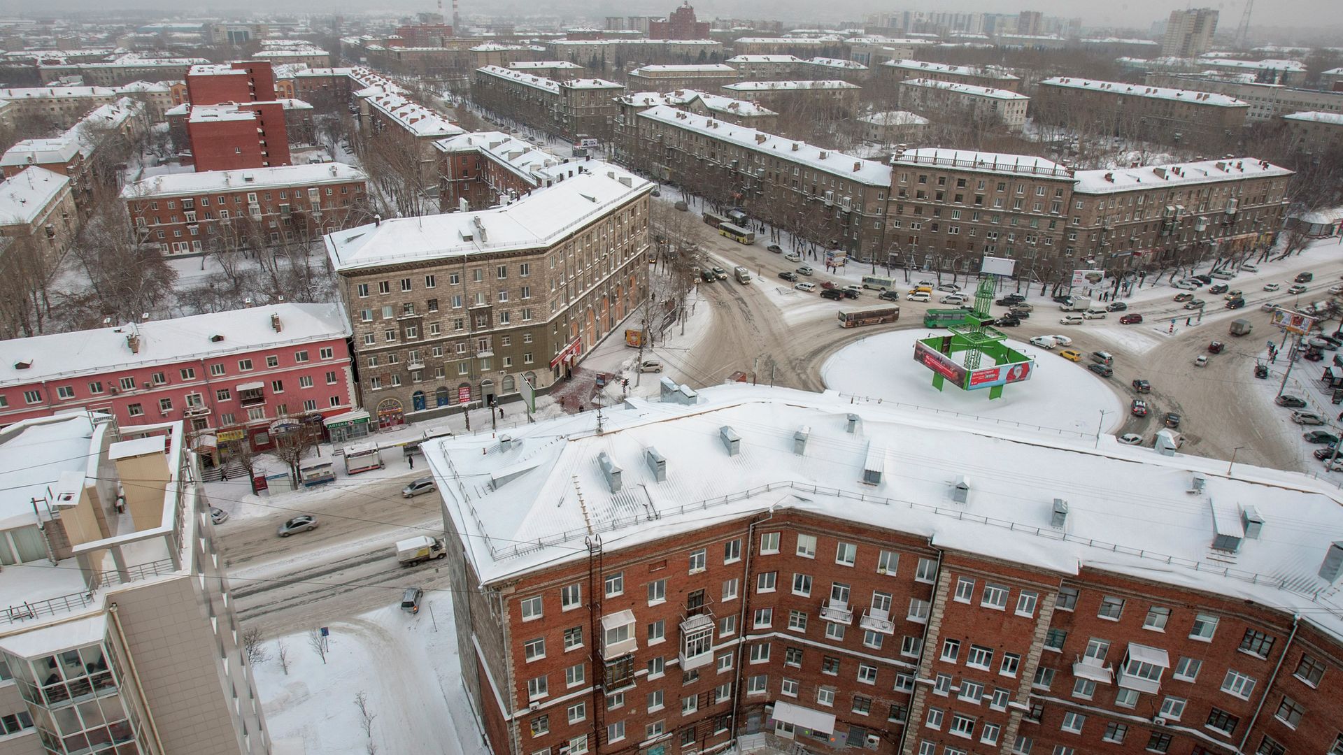 Ленинский район Новосибирска зимой Ленинский район Новосибирска зимой - РИА Новости, 1920, 27.11.2021