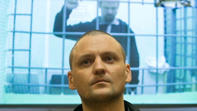 Сергей Удальцов в Московском городском суде. Архивное фото Сергей Удальцов в Московском городском суде. Архивное фото