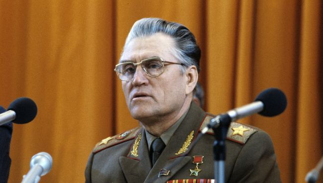 Герой Советского Союза маршал Василий Иванович Петров. архивное фото